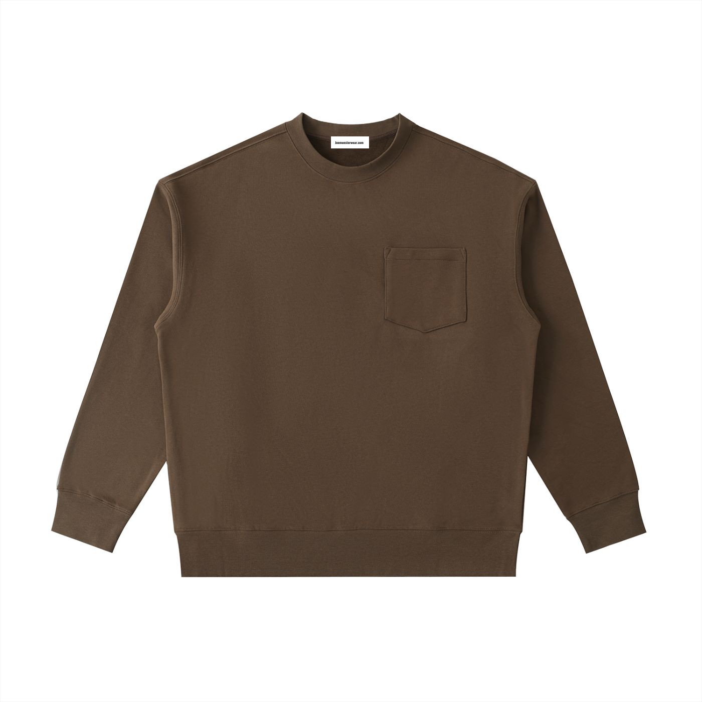 Heavyweight Patch Pocket Crewneck Sweatshirt